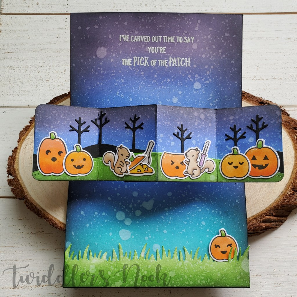 Lawn Fawn Pick of the Patch Pivot Pop-up Card