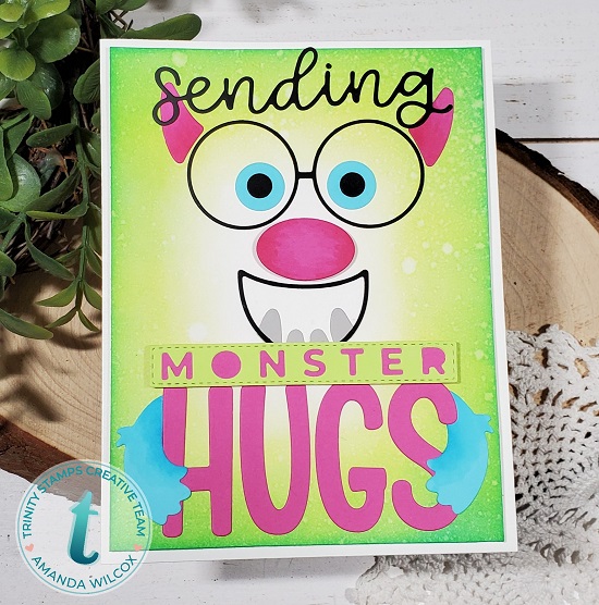 Trinity Stamps Make-a-monster Sending Hugs die sets