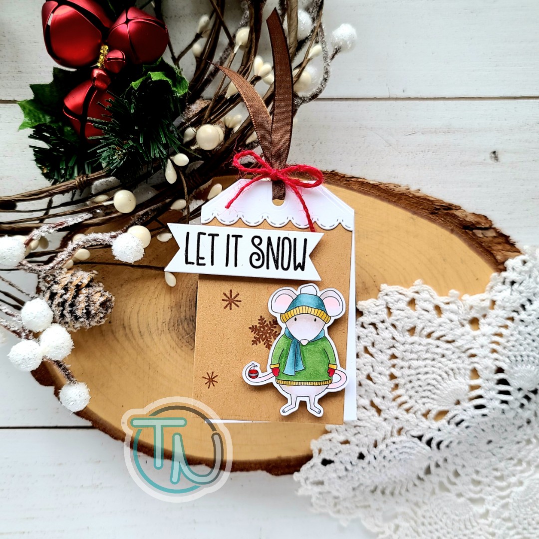 Jane’s Doodles – Merry Mice Tags